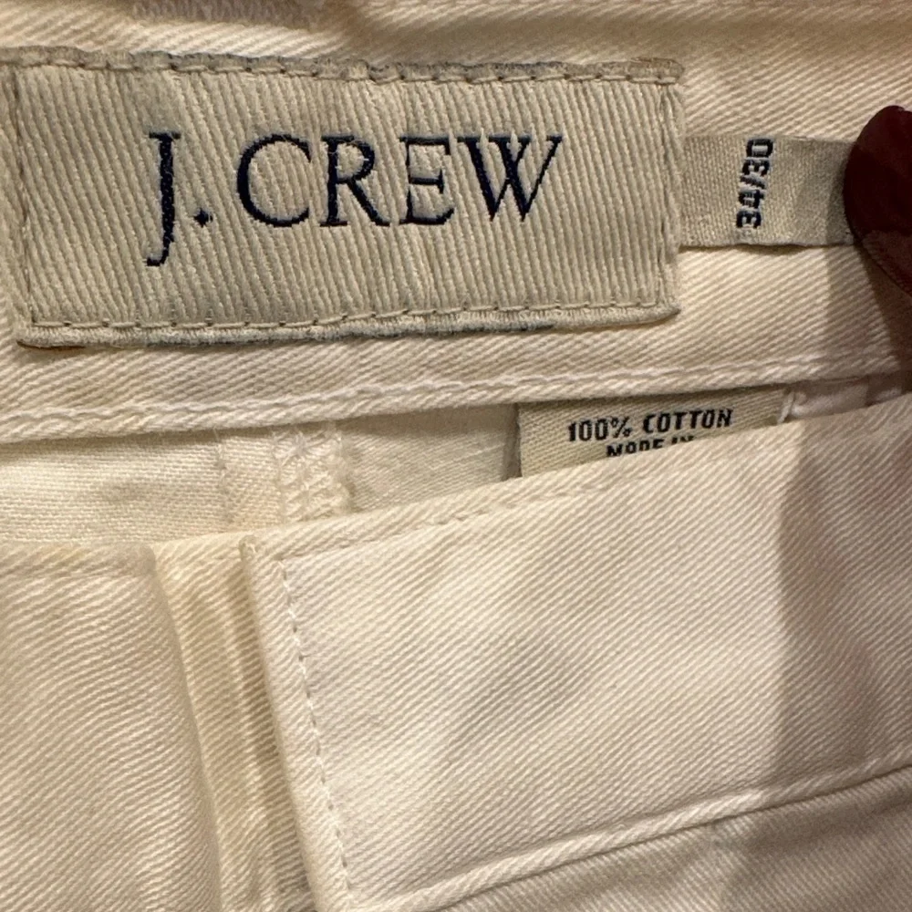J. Crew Men's Cream Chinos